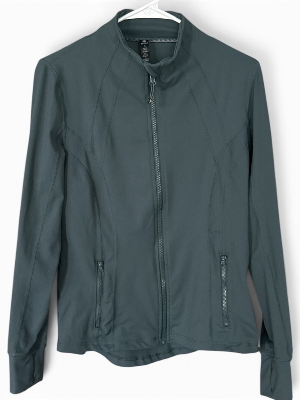 90 Degree By Reflex Women's Zip-Front Performance Jacket in Dark Green